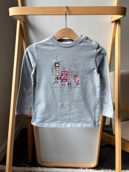 Хлопковый лонгслив Tartine et Chocolat, 104