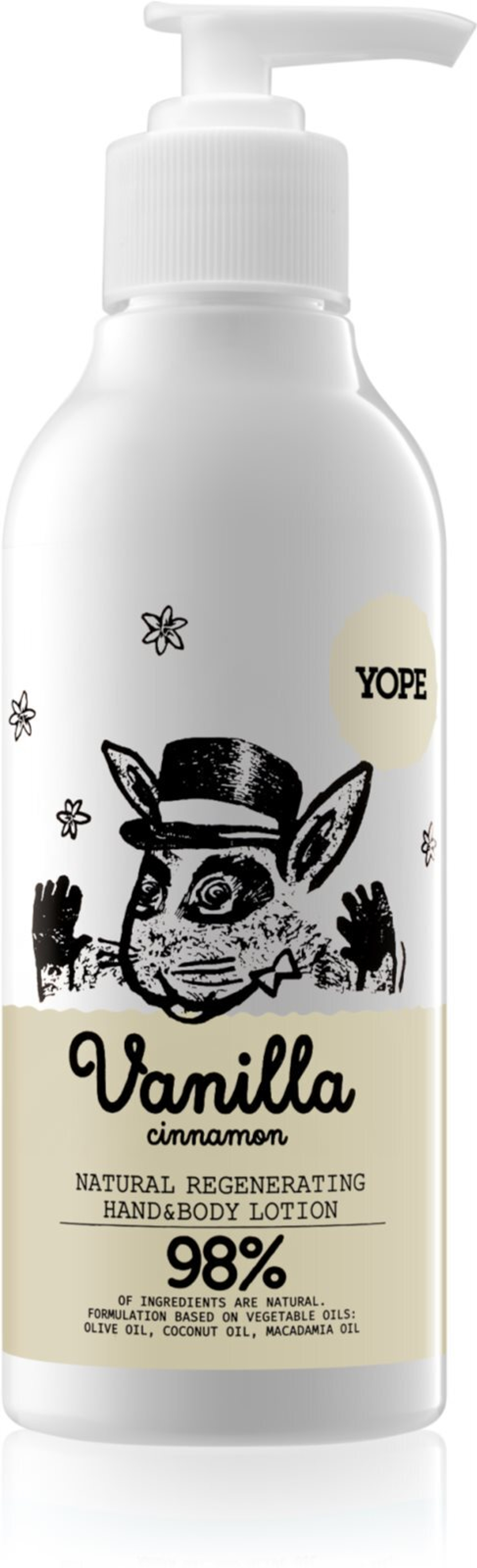 Yope Vanilla & Cinnamon - увлажняющее молочко для рук и тела /   300  ml  / GTIN 5900168900240