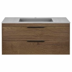 Тумба с раковиной Vincea Chiara 2D 1000 T.Oak
