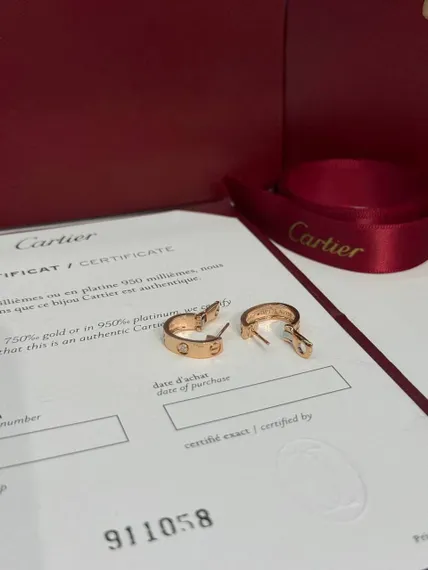 Серьги CARTIER LOVE