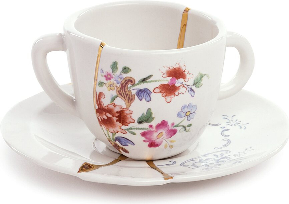 Чашка Seletti Kintsugi 1, фарфор