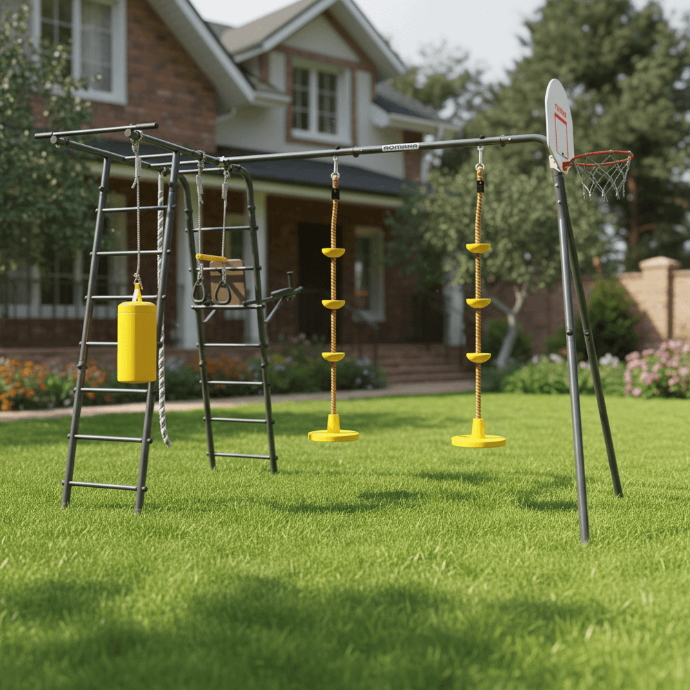 ROMANA Спорт Плюс 2 (антрацит) (с качелями гнездо)