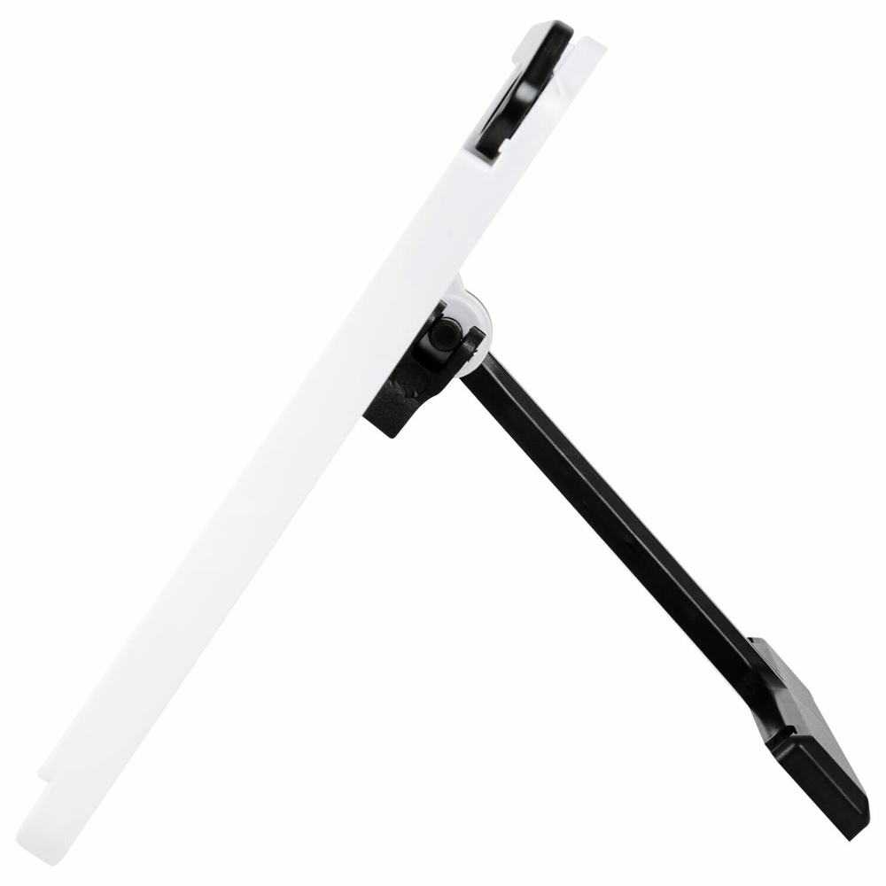 Подставка для книг и учебников BRAUBERG White регулируемый наклон ABS-пластик (2 штуки в упаковке)