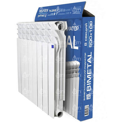 Биметаллический радиатор STI Bimetal 500/100 8 сек.