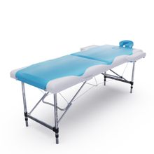 Массажный стол DFC NIRVANA Elegant, 186 x 70 см, толщина 5 см, бело-голубой