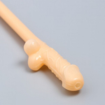 Трубочки коктейльные "18+", телесные 5 штук 9228073