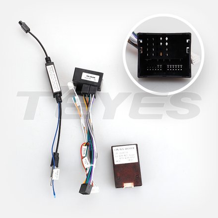 Комплект рамки с разъёмами 9"+can Mercedes-Benz E-class W211 2002-2009 - Car-Smart 7396