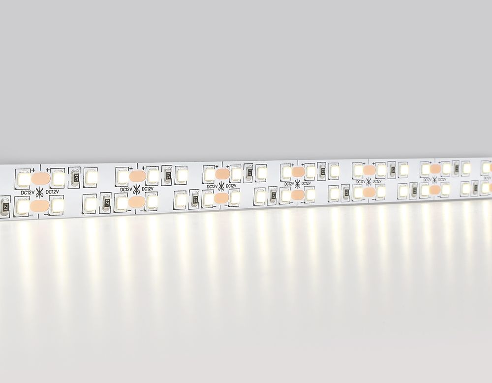 Ambrella Светодиодная лента двухрядная Ambrella Light GS1702 2835 240Led /24W m/ 12V IP20 4500K 5m LED Strip 12V GS1702