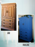 Краска для мебели, дерева и пластика матовая без запаха Гумвнутрянка 1 литр Озон