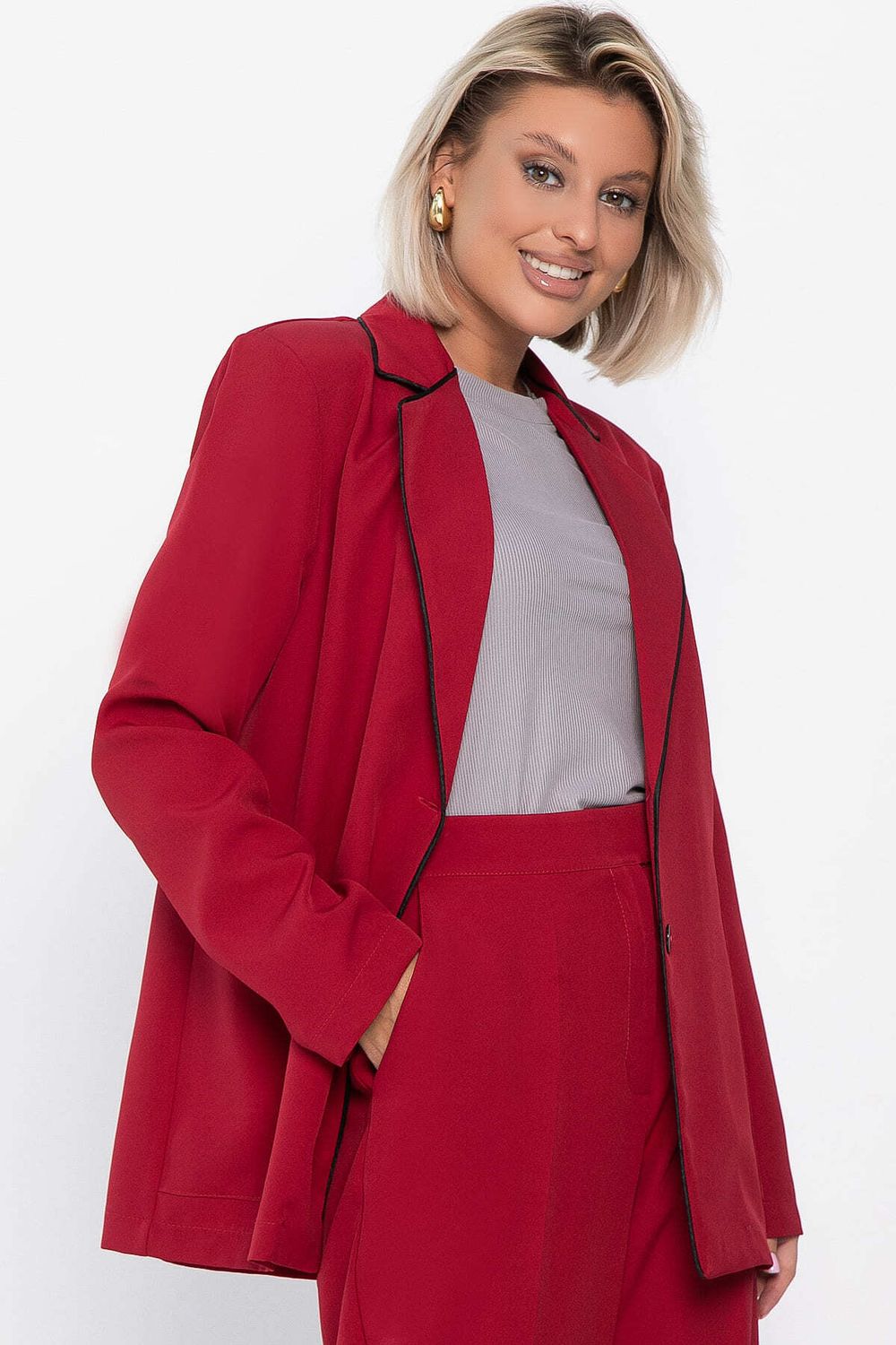 Жакет Нэри (бордо) Б14109-33М LT Collection