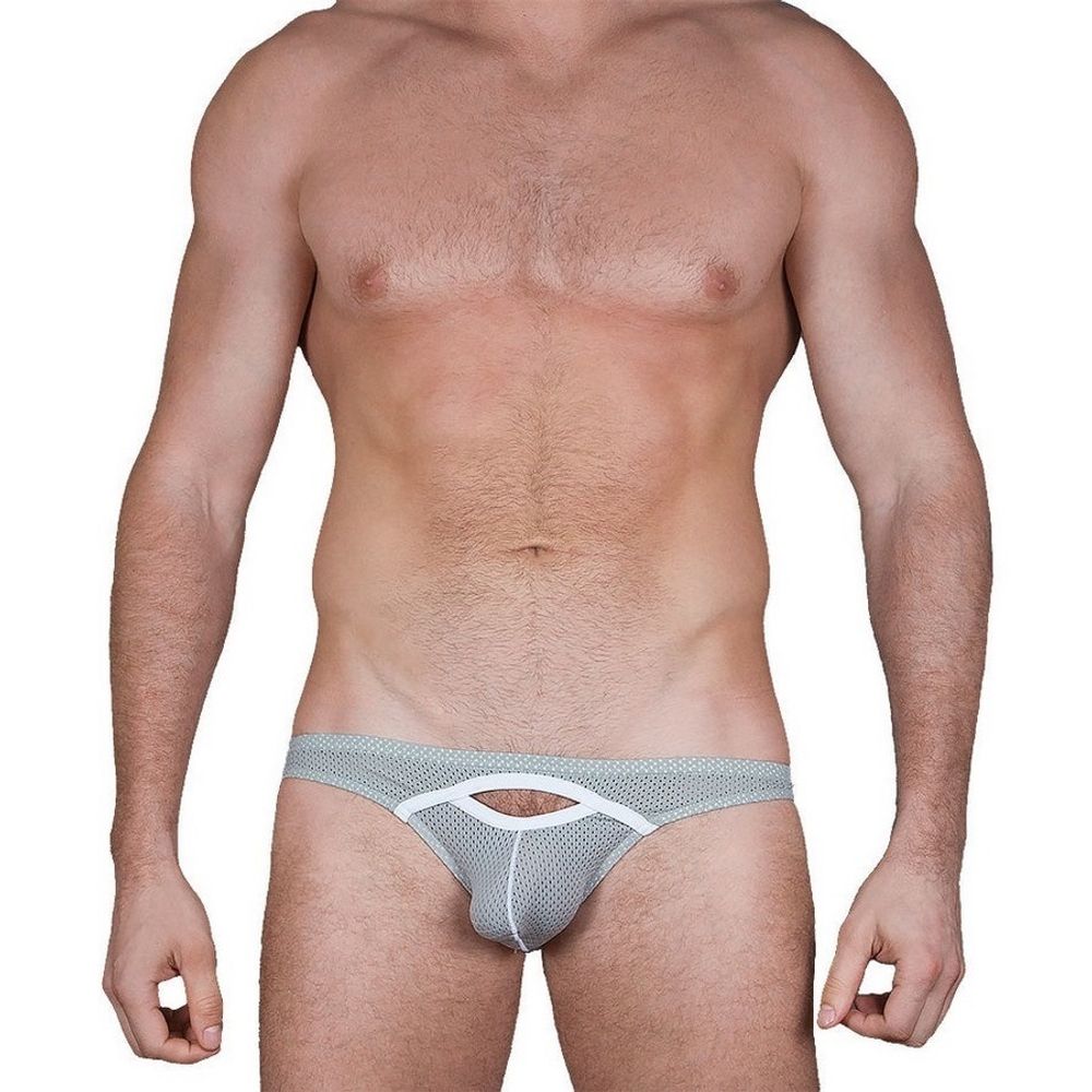 Мужские трусы слипы серые Sesmik Active light