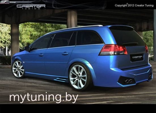 Задний бампер CREATOR для Opel Vectra C