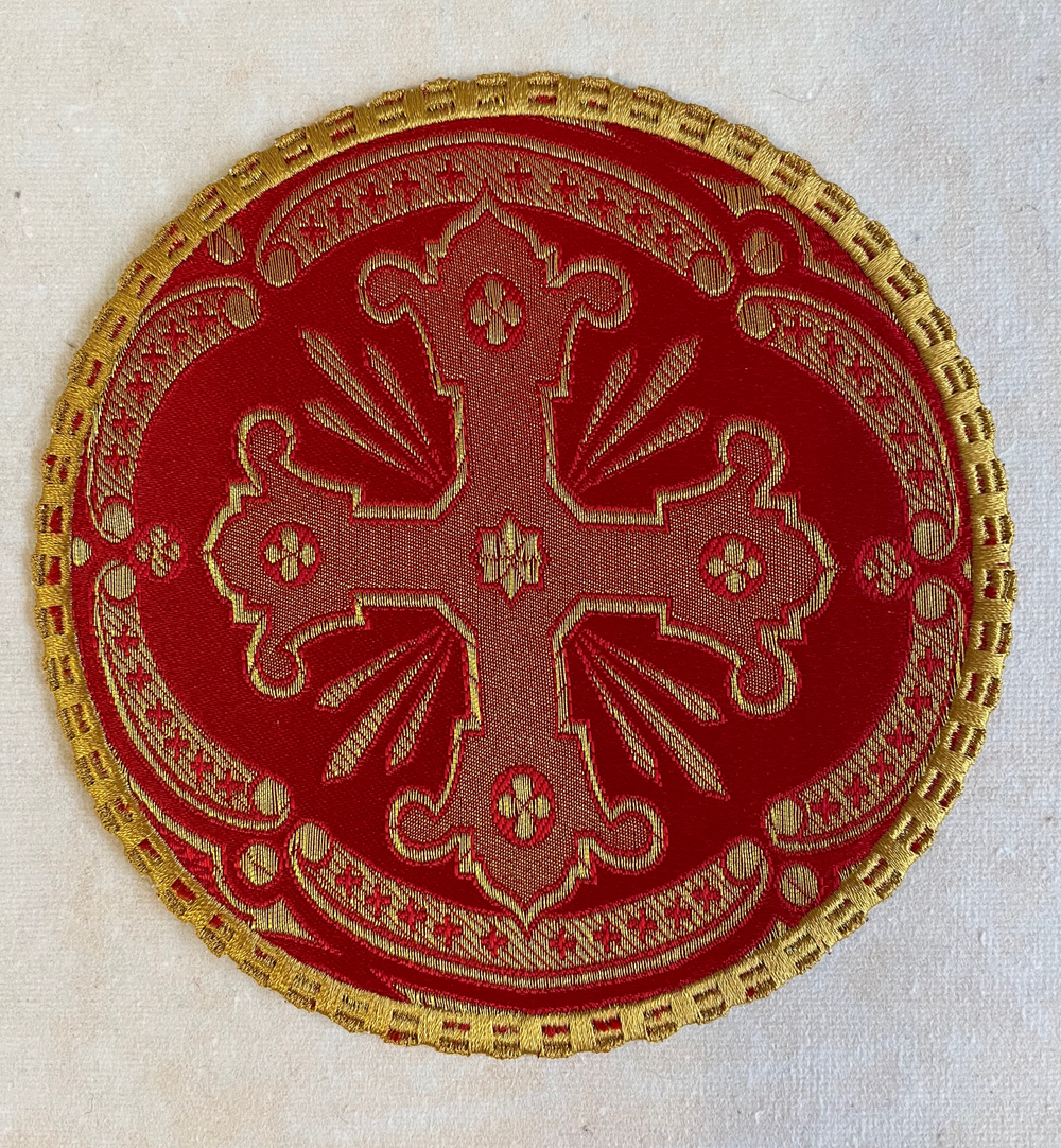 Салфетка под подсвечник или диск на чашу жесткая