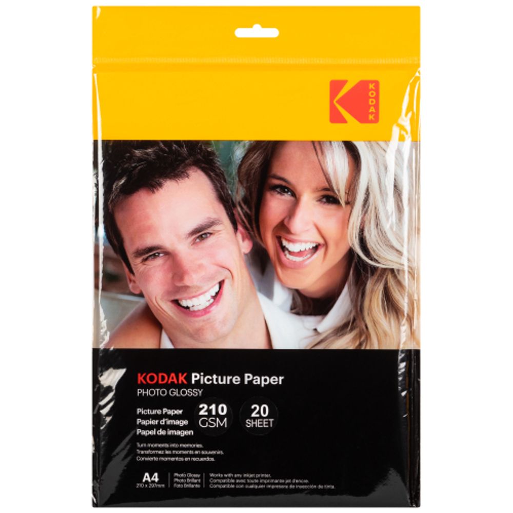 Фотобумага Kodak 668303 для струйной печати CC Paper 210 gsm A4 Glossy 20 листов | Kodak