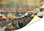 "Новгородский торг", Васнецов А. М., картина для интерьера (репродукция)