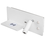 808546 Бра MURO 4,5W+3W LED 360LM+240LM БЕЛЫЙ 3000K