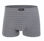 Мужские трусы-боксеры облегающего кроя (Размер: XXL) (Цвет: серый)