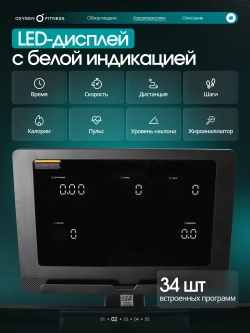 Беговая дорожка OXYGEN FITNESS KRYPTON домашняя