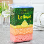 Губка бытовая с чистящим слоем 5шт "Lys Royal", 10,5*6,5*3,5см