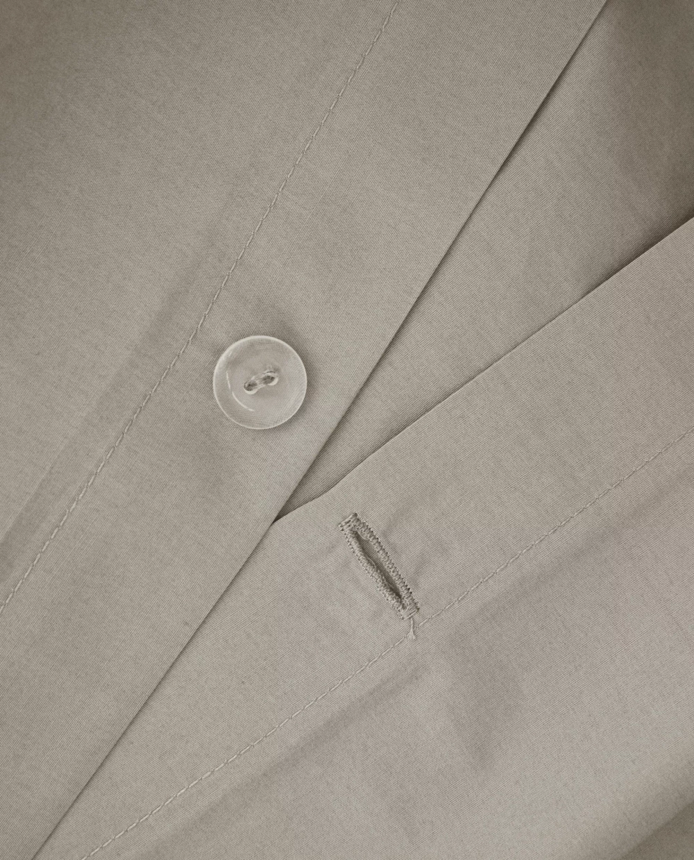 ZARA HOME (300 НИТЕЙ) ПОДОДЕЯЛЬНИК ИЗ ХЛОПКА ПЕРКАЛЬ, НЕЙТРАЛЬНЫЙ СЕРЫЙ