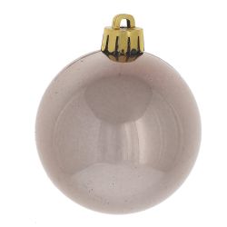 GAEM Набор из 6шт Украшение новогоднее Шар "Вензель шоколадный", D6 см, L6 W6 H7 см