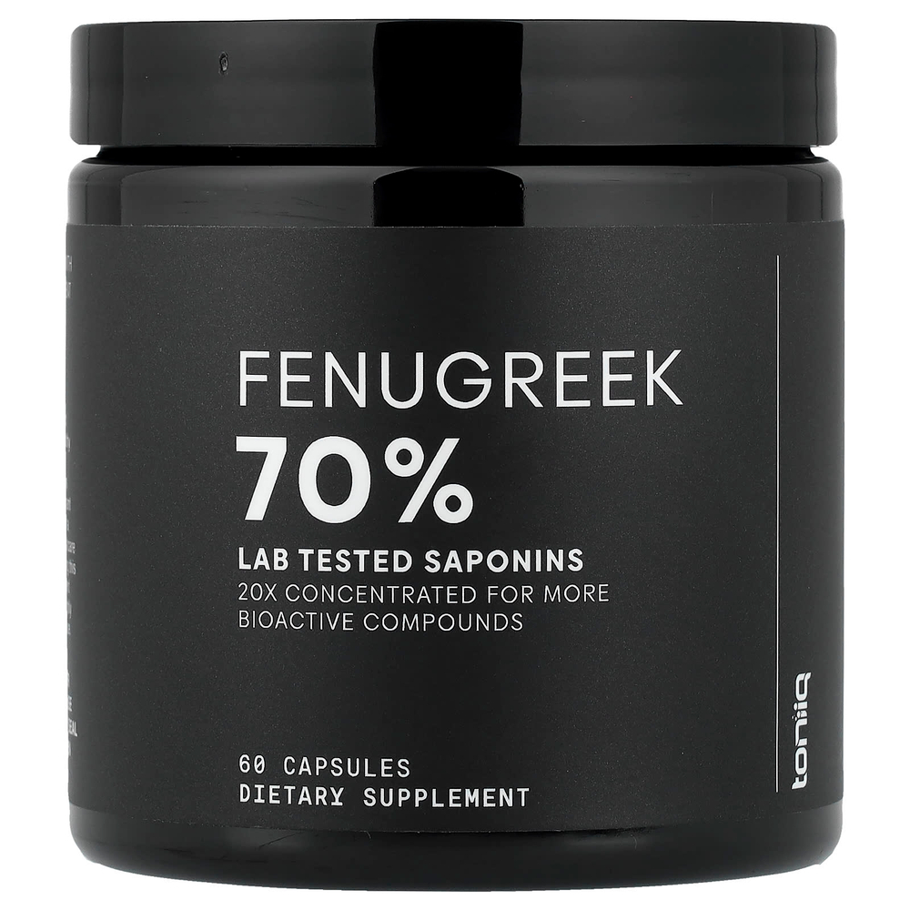 Toniiq, пажитник 70%, 60 капсул