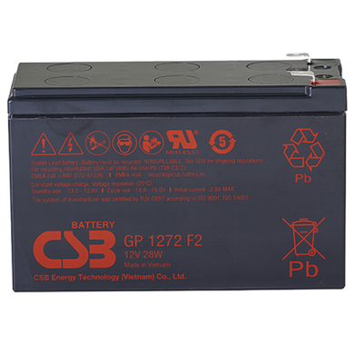 Аккумулятор CSB GP 1272 F2 (28W)