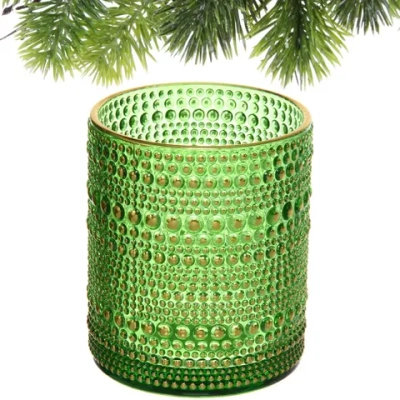 Подсвечник «Хрустальный блеск» 8,5*10 см, Изумруд