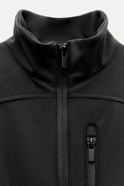 ZARA ВЕТРОЗАЩИТНЫЙ И ВОДОНЕПРОНИЦАЕМЫЙ КОМБИНЕЗОН RECCO®, ЧЕРНЫЙ