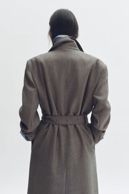 H&M - Stella McCartney Шерстяное пальто, темно-серый