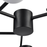 8186/6C COMFI LN26 247 черный, металл Люстра потолочная LED GX53 6*7W 220V DABRA