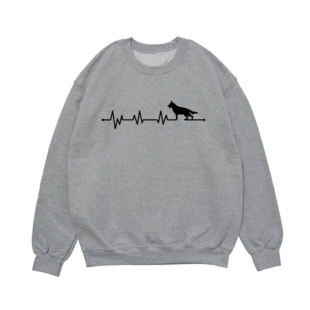 Свитшот "Овчарка - сердечный ритм"