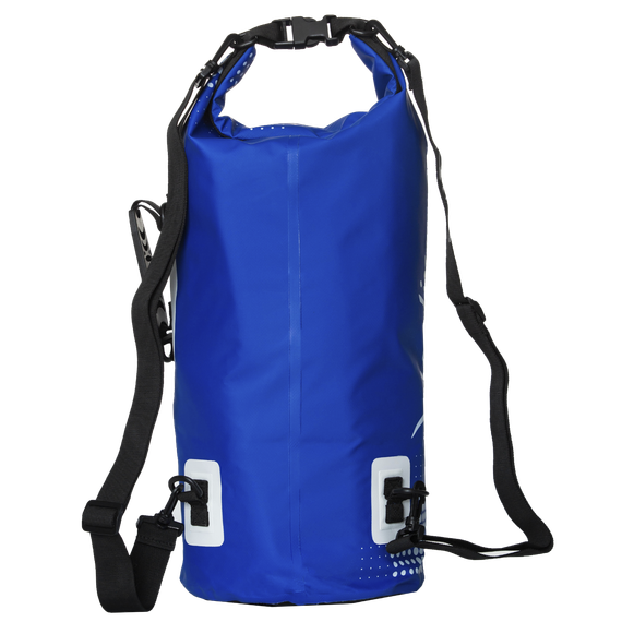 Гермомешок 20 литров синий с лямкой  и карманом Marlin Dry Tube 20 L