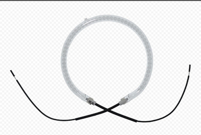 Тэн аэрогриля стеклянный 15 см 1200-1400W  галогеновый