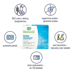 Naturell Organic Potassium - 100 таблеток