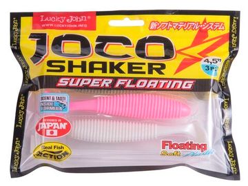 Виброхвосты съедобные LJ Pro Series JOCO SHAKER 4.5in (11,43 см), цв. MIX, 3 шт.