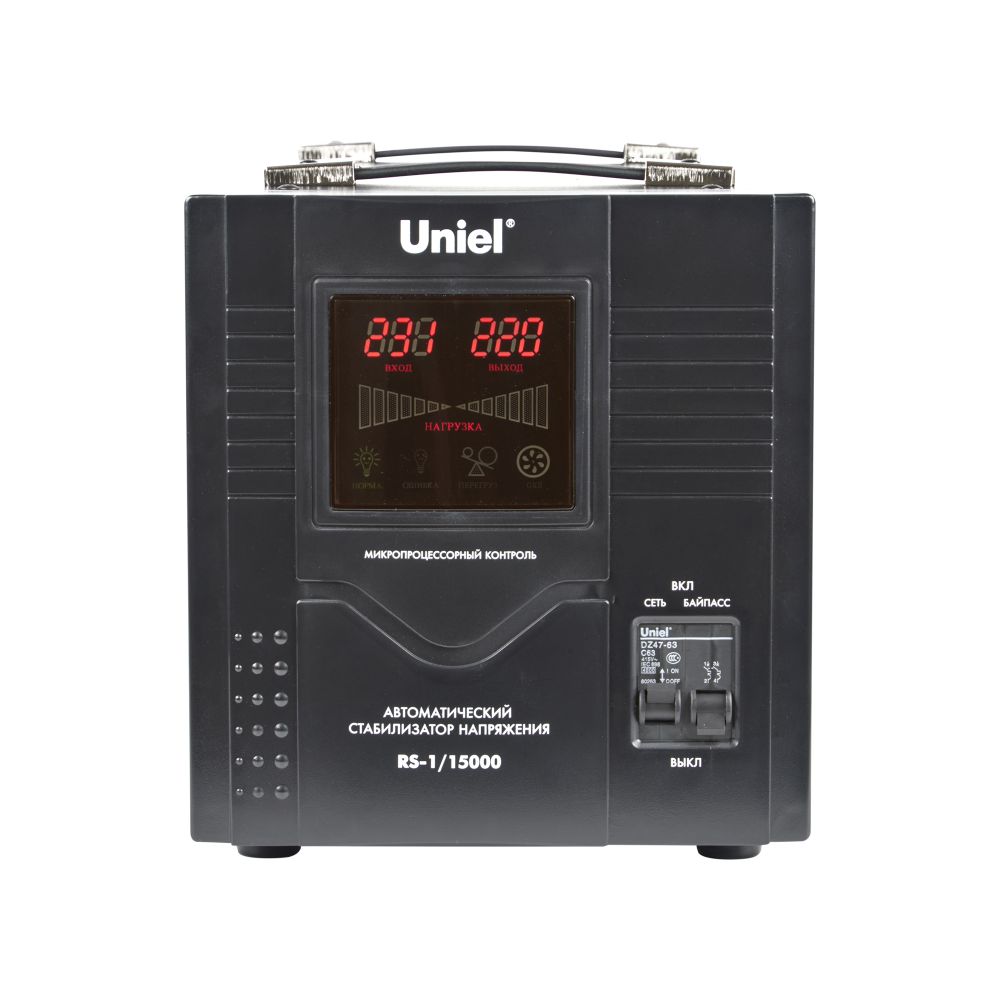 RS-1-15000 Стабилизатор Uniel релейный однофазный. 15.0 кВА.