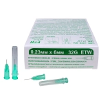 Иглы для мезотерапии SFM ETW 32G 0,23 х 6 мм 50 шт