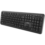 CANYON keyboard HKB-W20 EN/RU Velvet Wireless Black