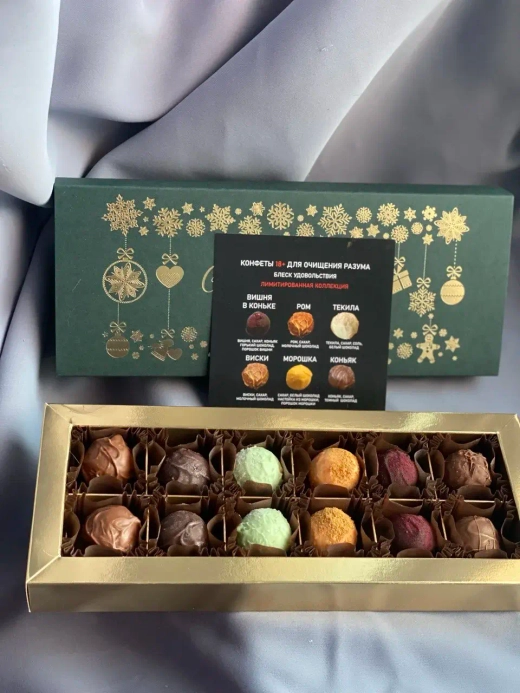 Ассорти конфет 18+ для очищения разума 12 шт (под заказ)