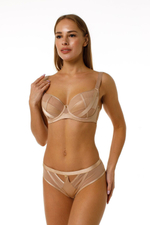 Трусы-бразилиана Plain 63116-13 Coquette Revue