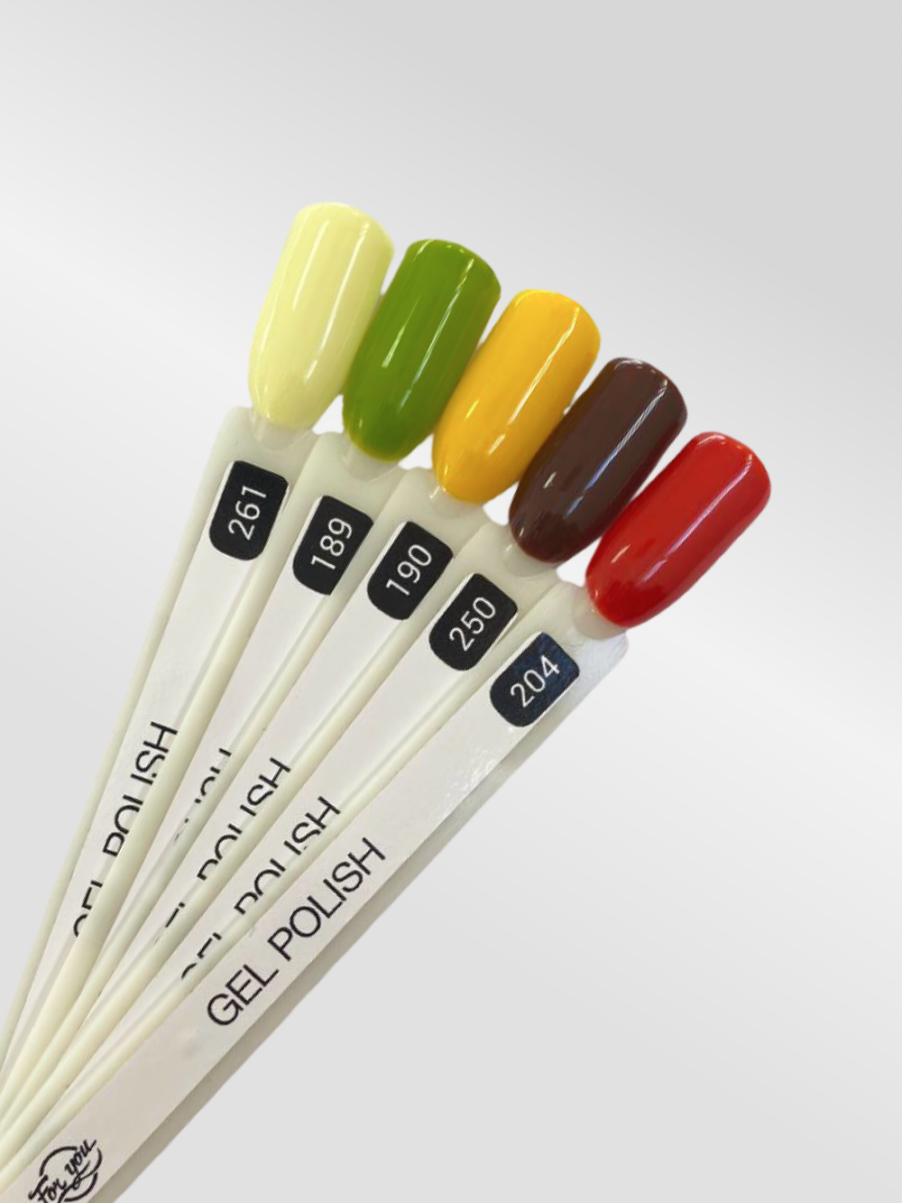 FOR YOU Гель-лак для ногтей осенние набор 5 шт