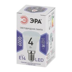 Лампочка светодиодная ЭРА STD LED R39-4W-860-E14 Е14 / Е14 4Вт рефлектор холодный дневной свет