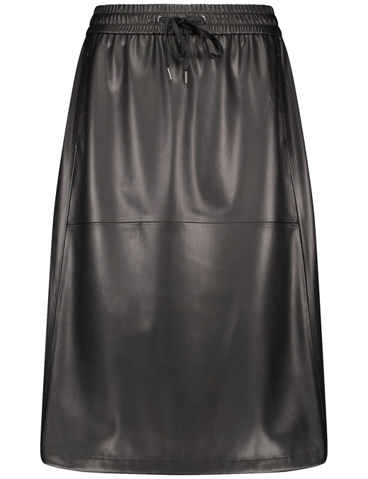 Юбка из экокожи