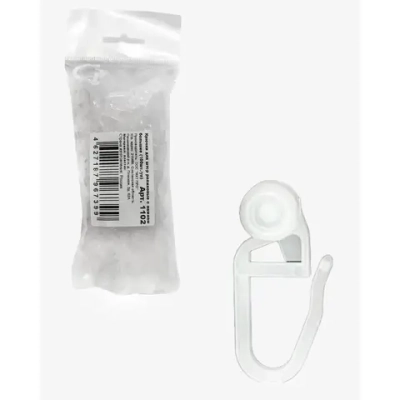 Крючки для штор роликовые с замком, Большие, 100 шт./уп