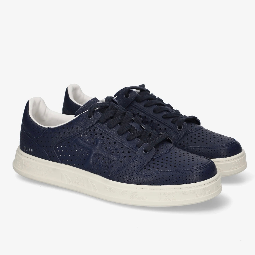 Кожаные кроссовки Premiata Quinn 8253 с перфорацией