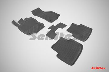 Резиновые коврики в салон Volkswagen Passat B8 (2014-наст. время) "Высокий борт"