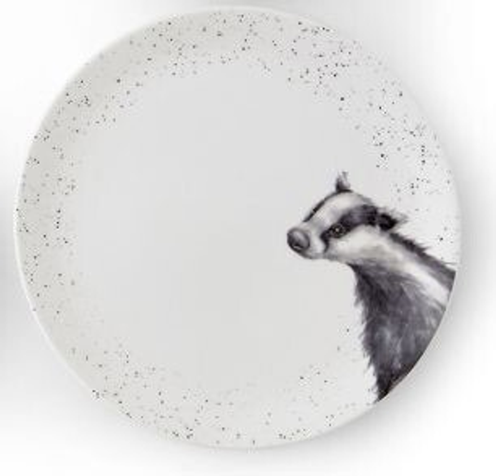 Тарелка обеденная "Барсук" Wrendale Designs, 27 см