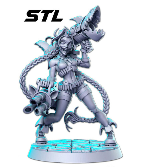 Jinx Джинкс League of Legends Лига Легенд lol Коллекционная Фигурка Аниме