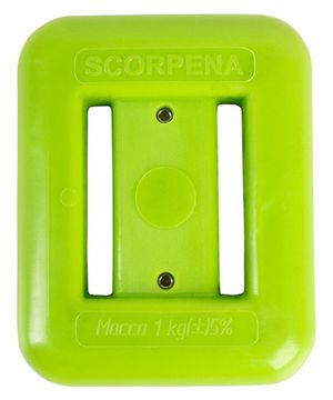 Груз полумягкий Scorpena 1 кг неоново-зеленый